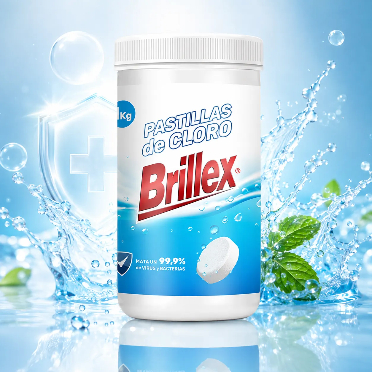 Brillex Pastillas de Cloro – 1 kg