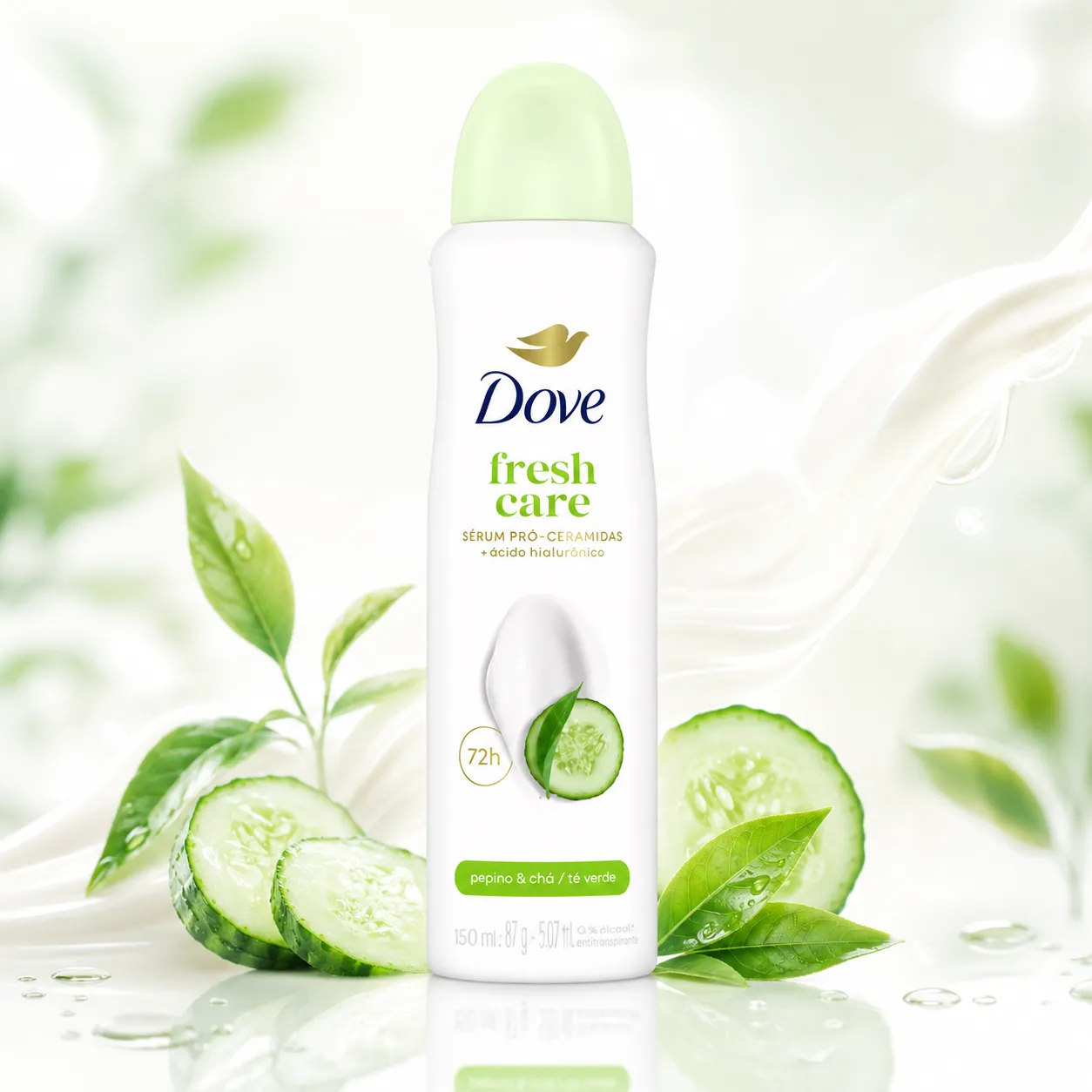 Dove Fresh Care Pepino y Té Verde – Aerosol 150 ml