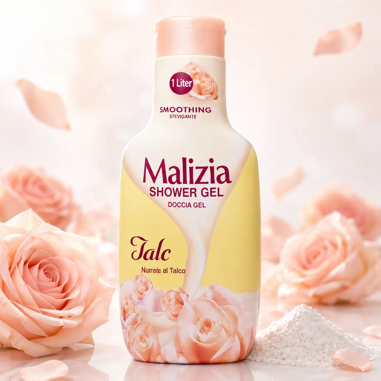 Malizia Shower Gel Talc – 1 L